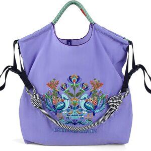 Elegant Nylon Tote Bag for Women - Multifunctional Foldable Design
